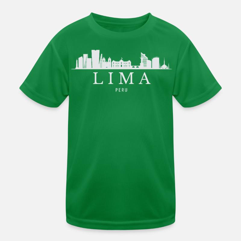 Lima Skyline, Lima Peru Kinder Funktions-T-Shirt