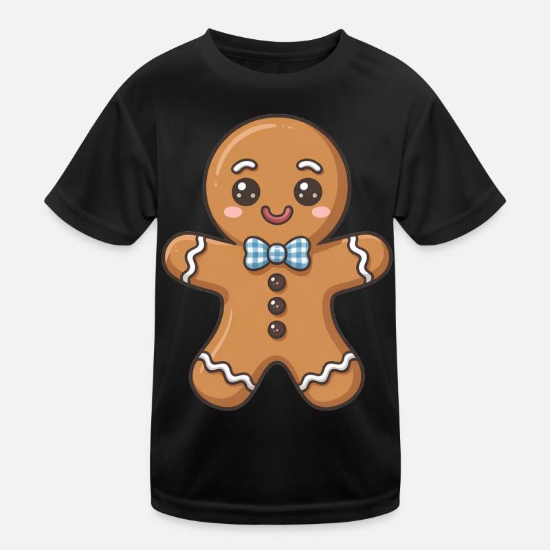 Lebkuchenmann Kinder Funktions-T-Shirt