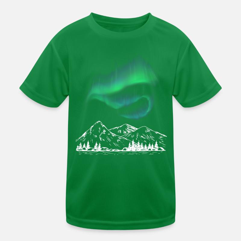 Aurora Alpine Chart Kids Functional T-Shirt