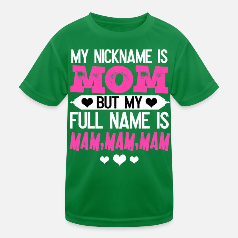 Mama Kinder Funktions-T-Shirt