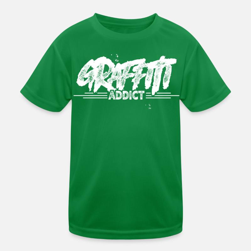 Graffiti Kinder Funktions-T-Shirt