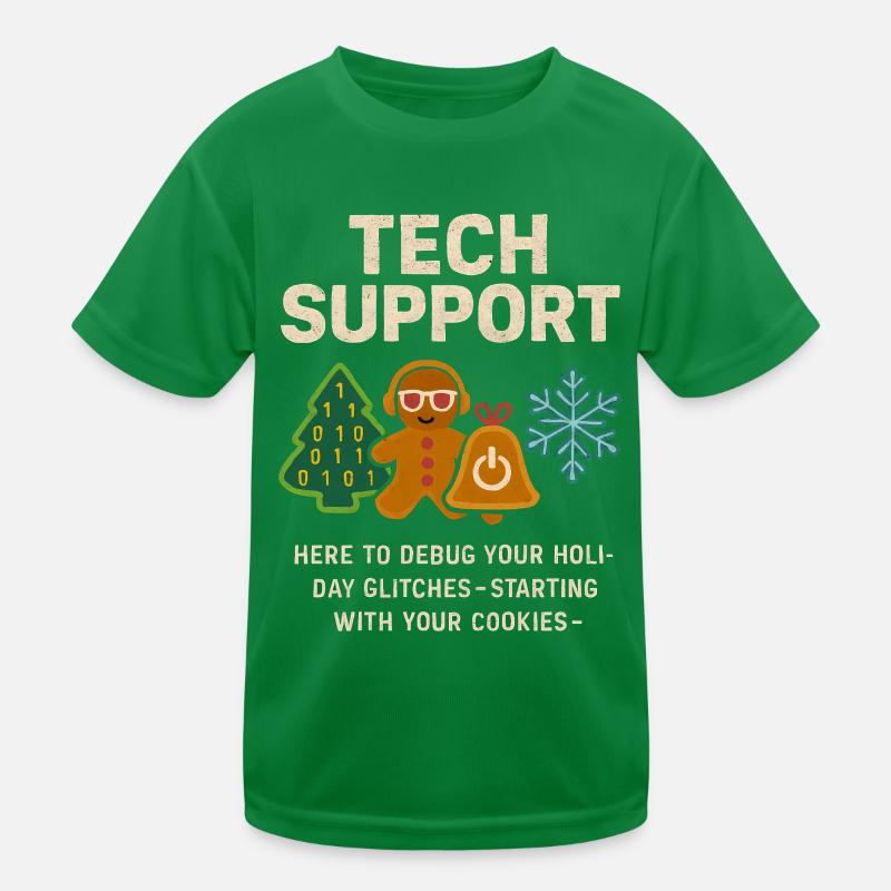 Admin Weihnachtsgeschenk IT Support Debugging Kinder Funktions-T-Shirt
