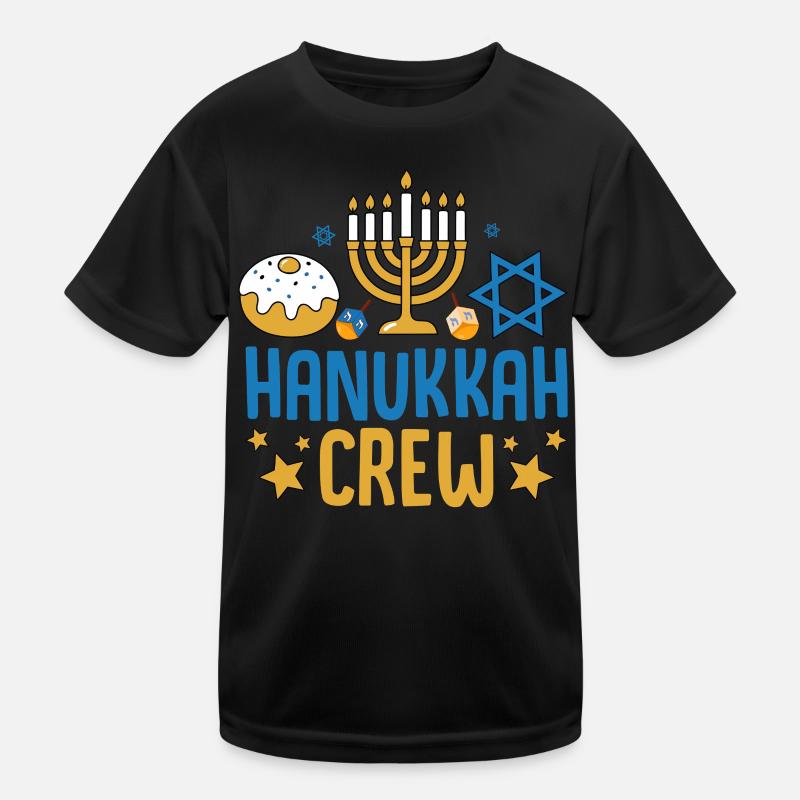 Hanukkah  Kinder Funktions-T-Shirt