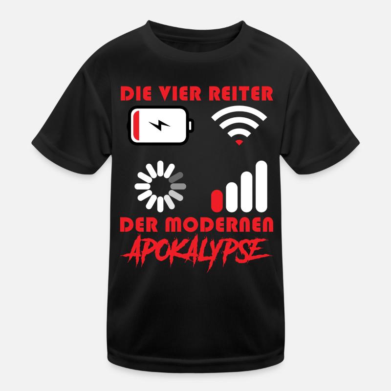 Computers THE FOUR HORSEMEN OF THE MODERN APOCALYPSE Kids Functional T-Shirt