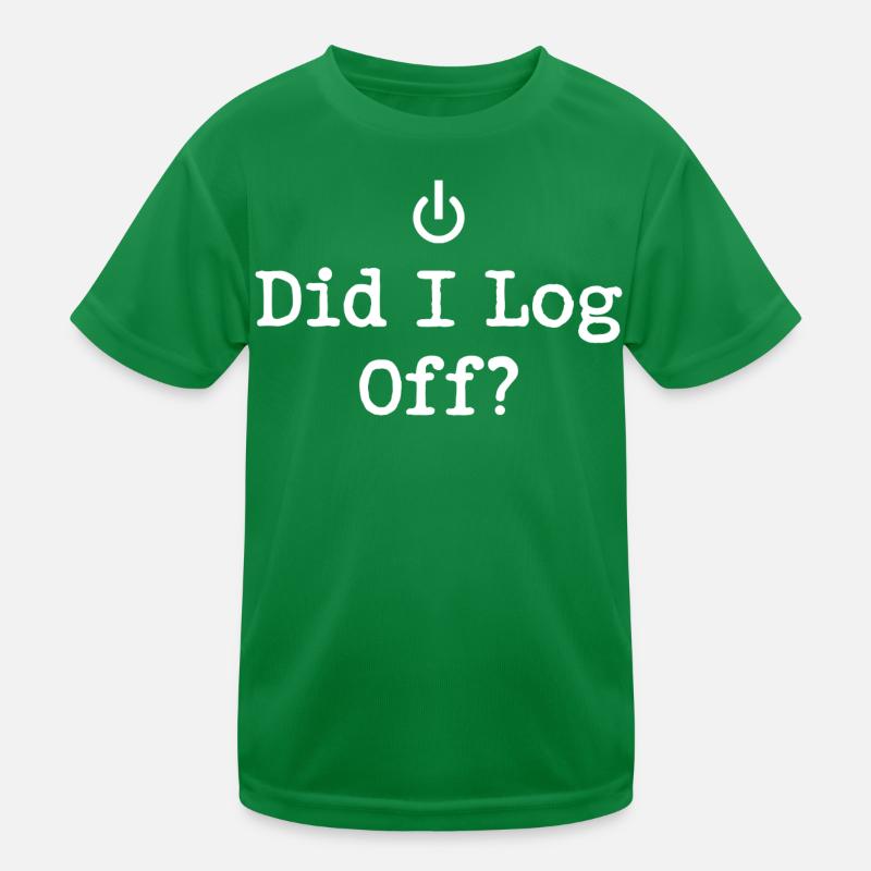 Est-ce que je me suis déconnecté ? Icône d’alimentation déconnectée T-shirt sport Enfant