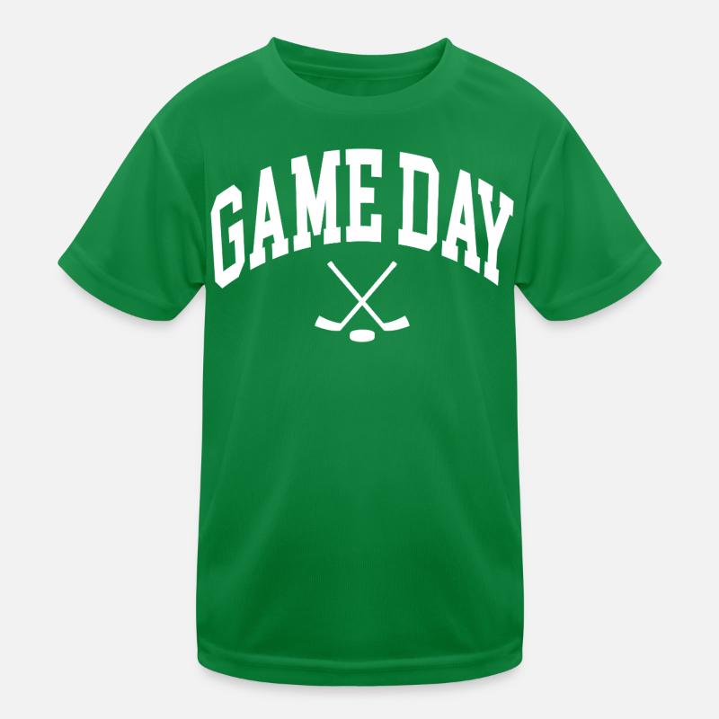 Game Day Eishockey Fan Kinder Funktions-T-Shirt