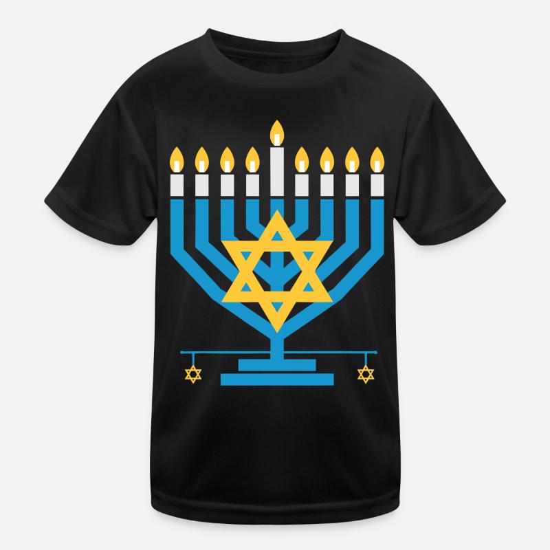 Hanukkah  Kinder Funktions-T-Shirt