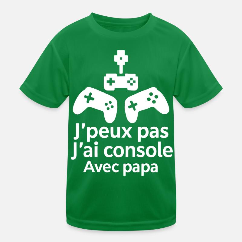 J'peux pas j'ai console Avec papa T-shirt sport Enfant