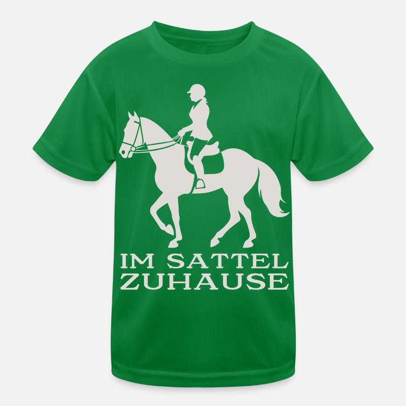 Chez soi en selle T-shirt sport Enfant