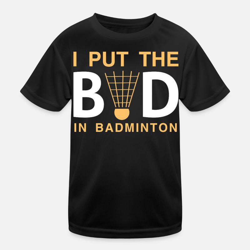 Badminton Kinder Funktions-T-Shirt