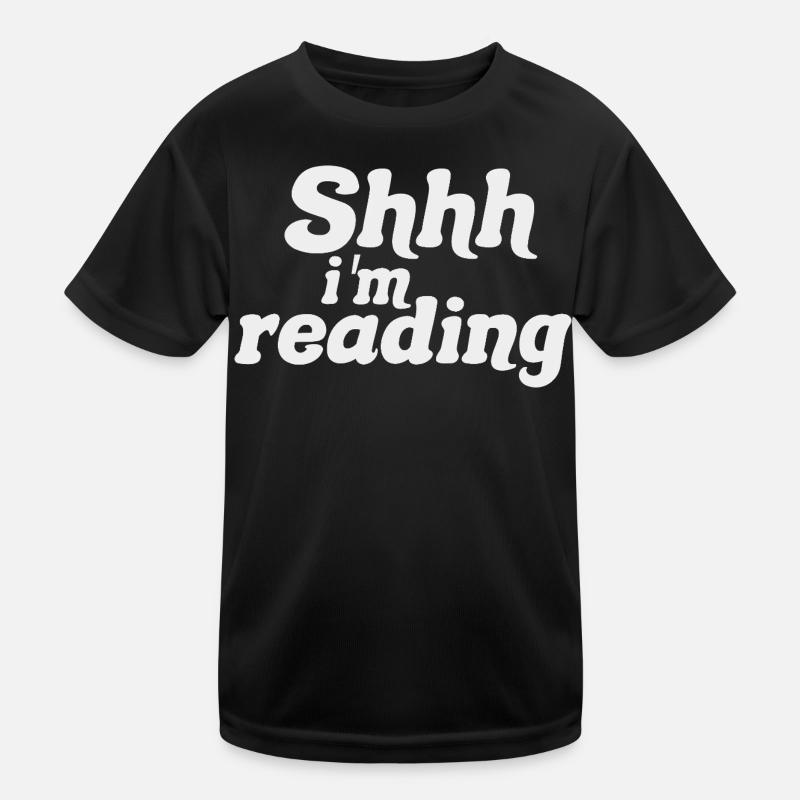 Sei still! Ich lese – Stille, ich lese – Bücher lesen Kinder Funktions-T-Shirt