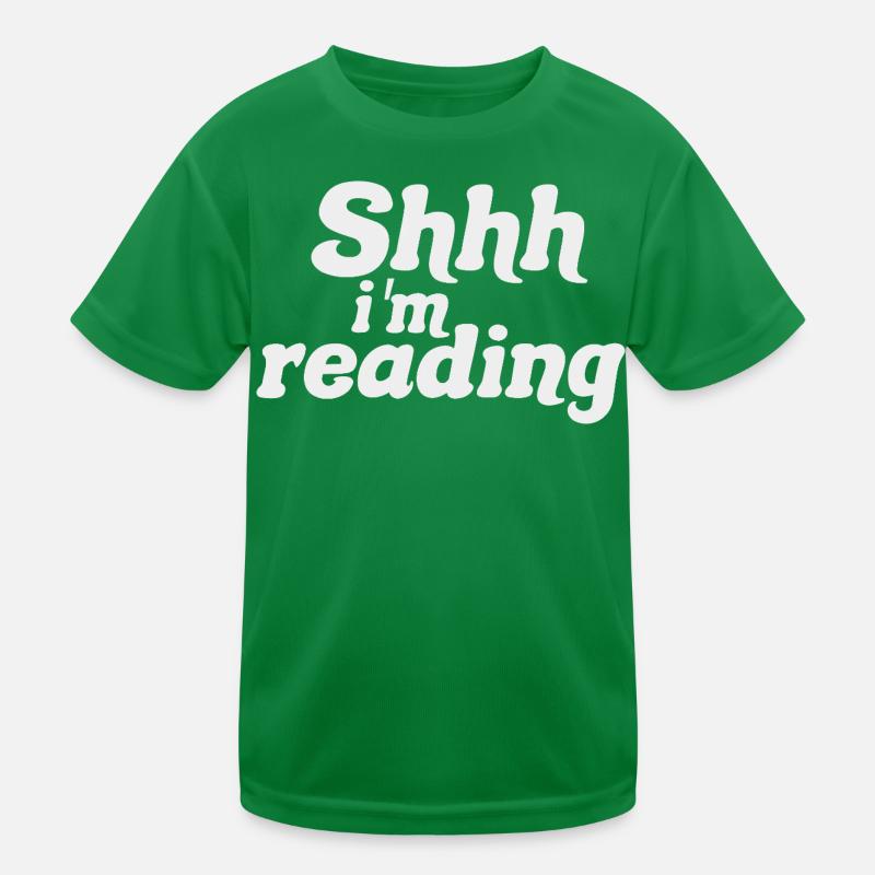 Sei still! Ich lese – Stille, ich lese – Bücher lesen Kinder Funktions-T-Shirt