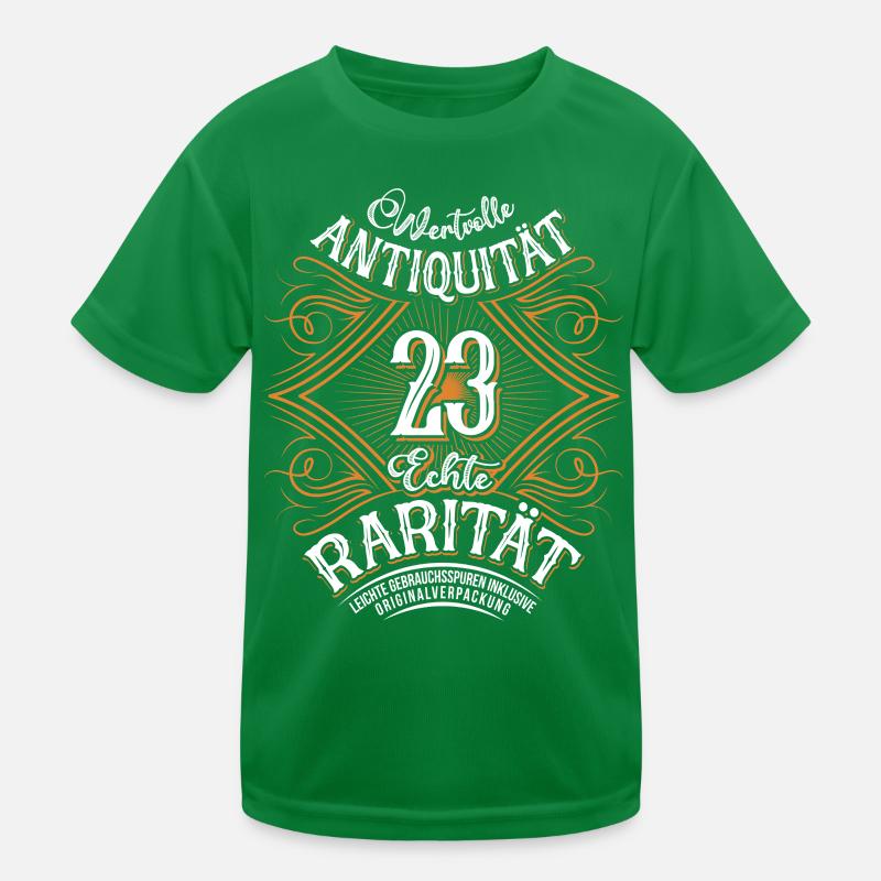 Rareté des antiquités pour le 23e anniversaire T-shirt sport Enfant