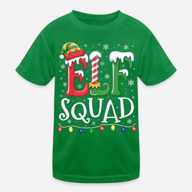 Elf Squad Christmas Cheer T-shirt sport Enfant