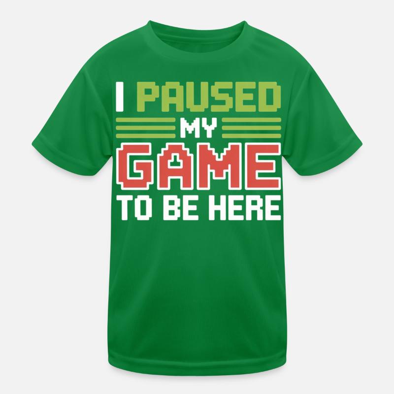 Pause : Mon jeu interrompu T-shirt sport Enfant