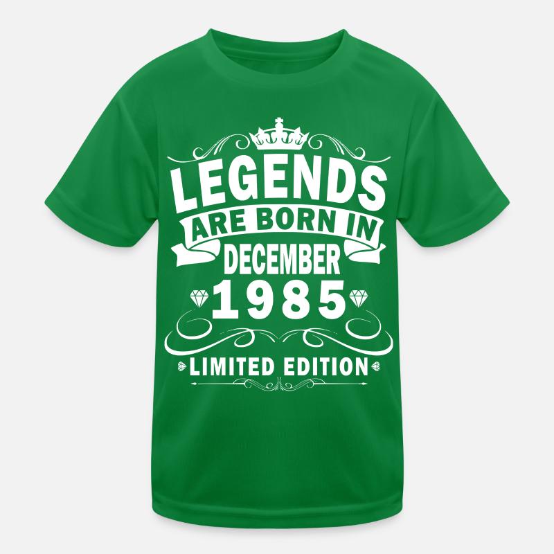 Dezember 1985 Kinder Funktions-T-Shirt
