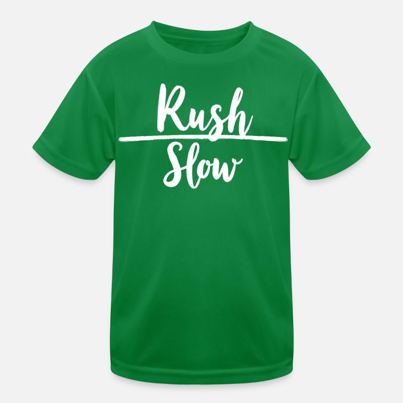 Rush Slow Hustle vs Serenity Kids Functional T-Shirt