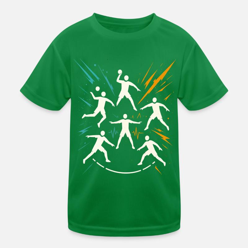 Handball Team Tactics, Circle Runner Defence, Coach Kids Functional T-Shirt