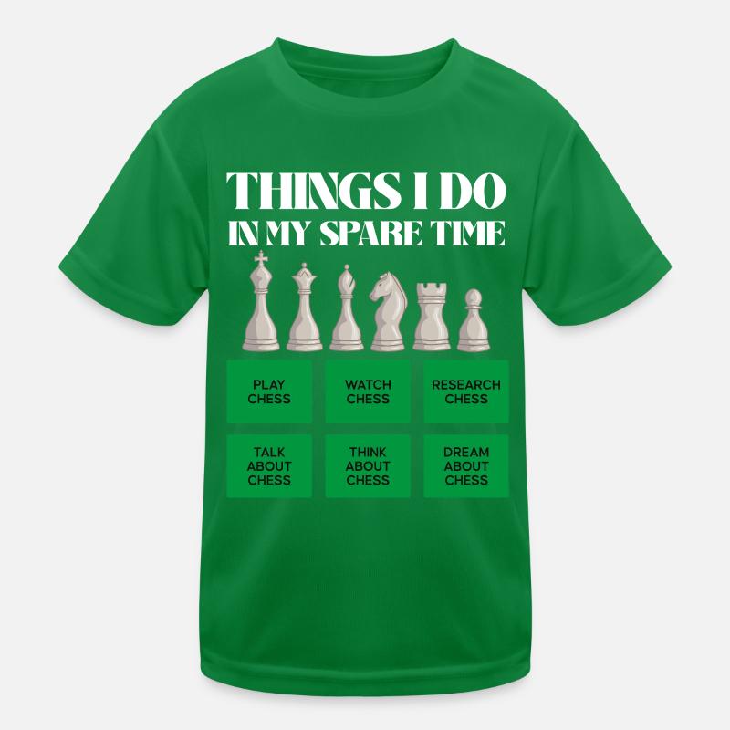 Schachzeit in der Freizeit Kinder Funktions-T-Shirt