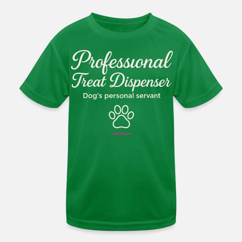 Professioneller Leckerlispender Hundediener Kinder Funktions-T-Shirt