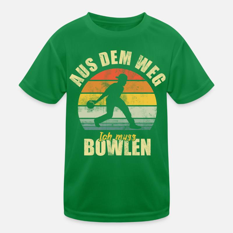 Bowling Bowling Funny Saying Kids Functional T-Shirt