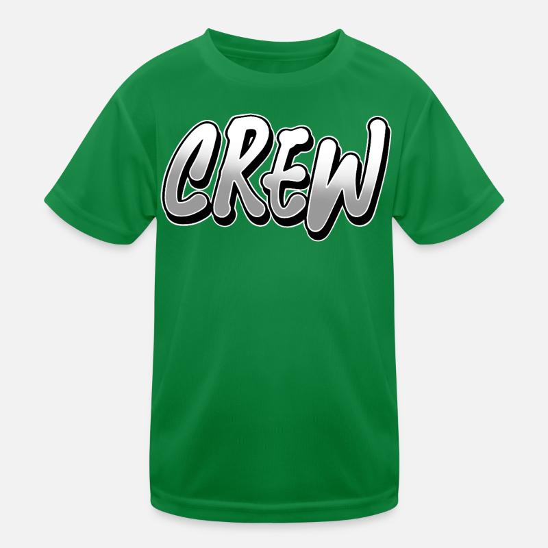 Crew Kinder Funktions-T-Shirt