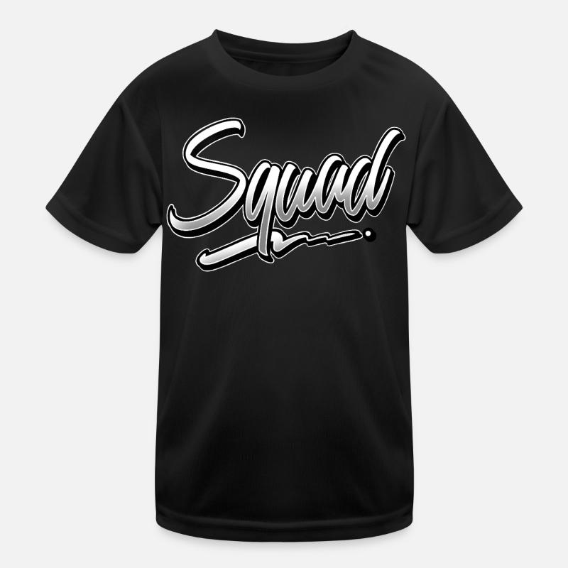 Squad Kinder Funktions-T-Shirt