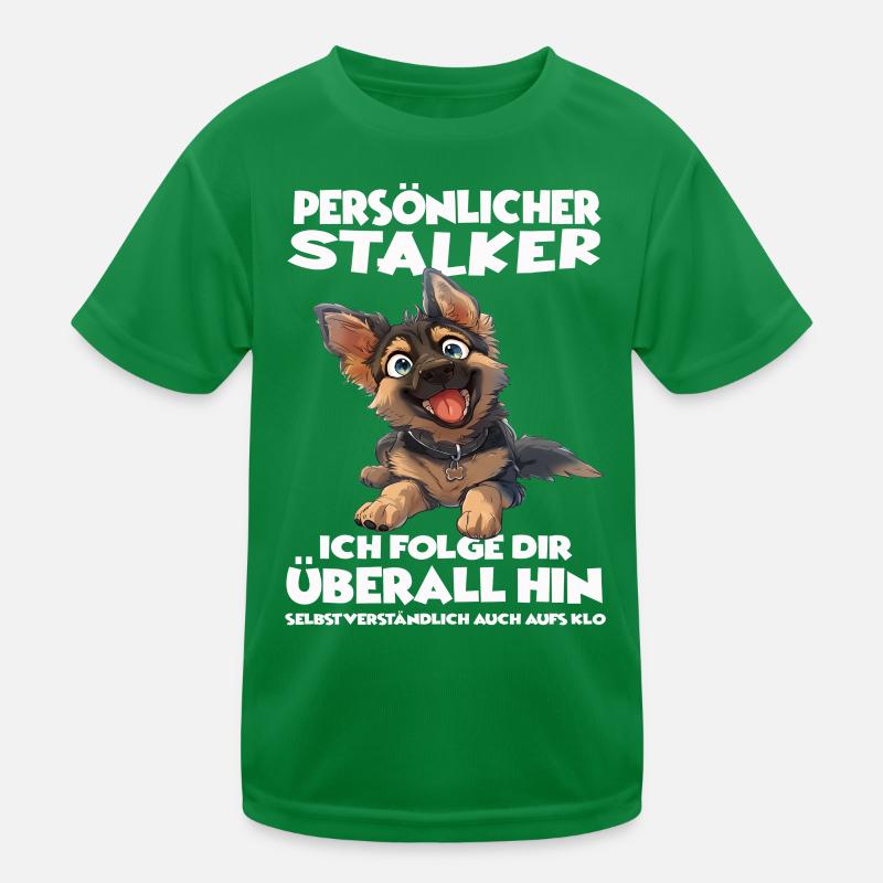 Deutscher Schäferhund Hundehalter T Schäferhund Kinder Funktions-T-Shirt