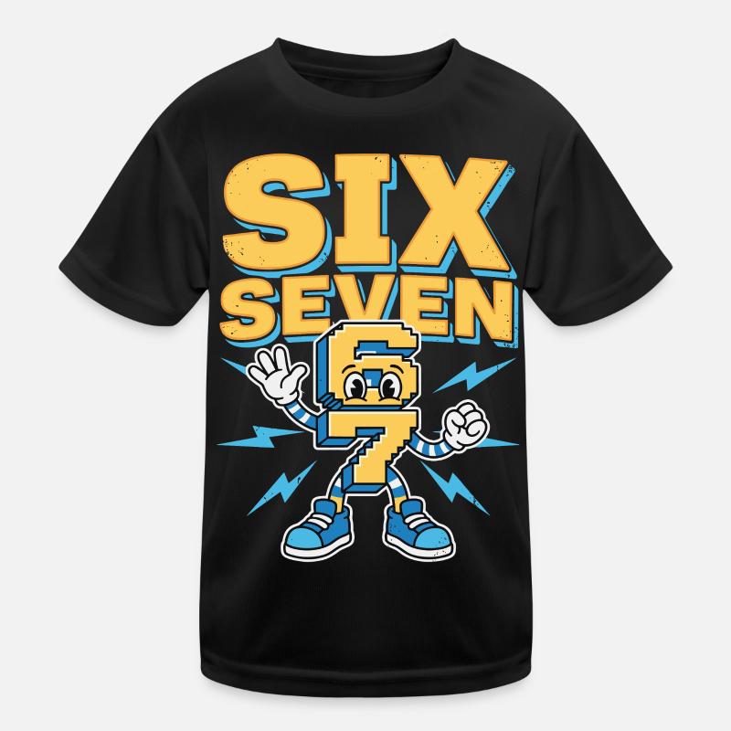 Meme 67 Six Seven 6 7 Kinder Funktions-T-Shirt