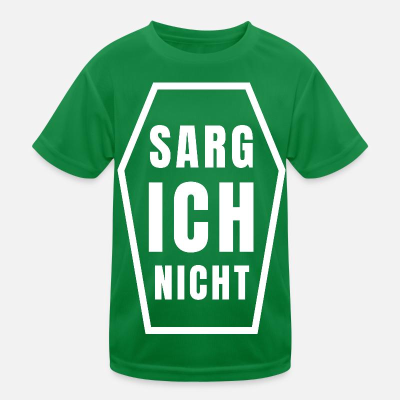 SARG ICH NICHT - lustiger Gothic Spruch Kinder Funktions-T-Shirt