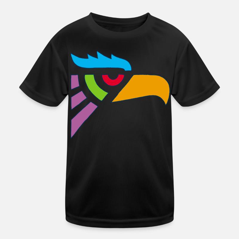 Tribal Eagle Head Kids Functional T-Shirt