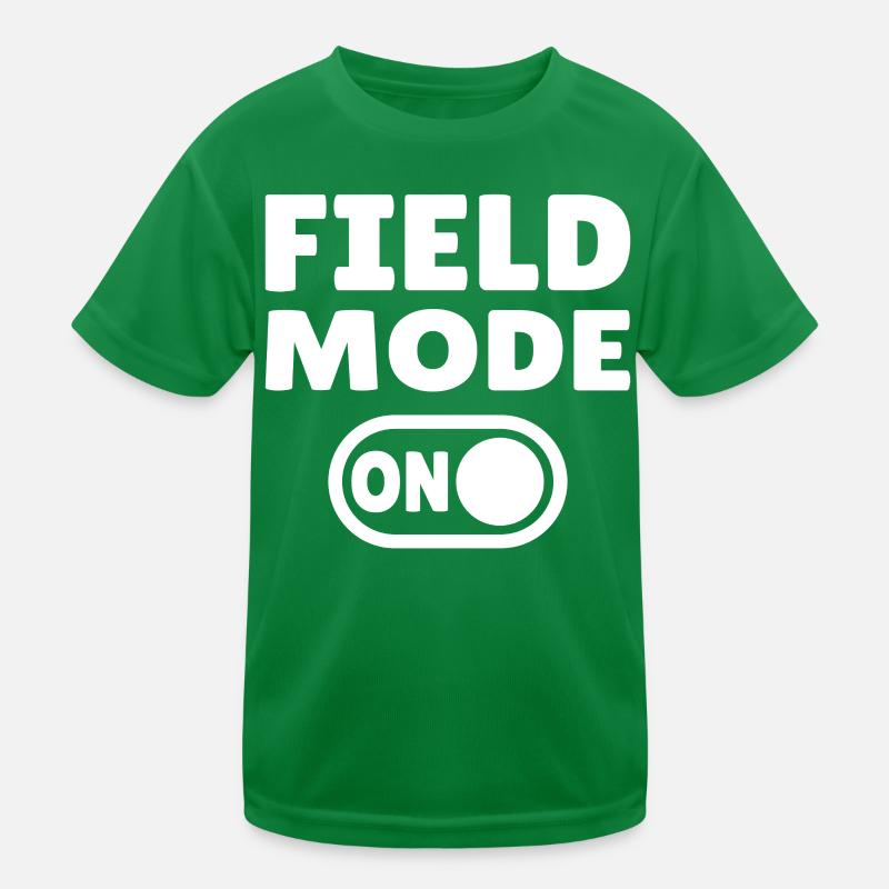 Field Mode ON – Athletics Kids Functional T-Shirt