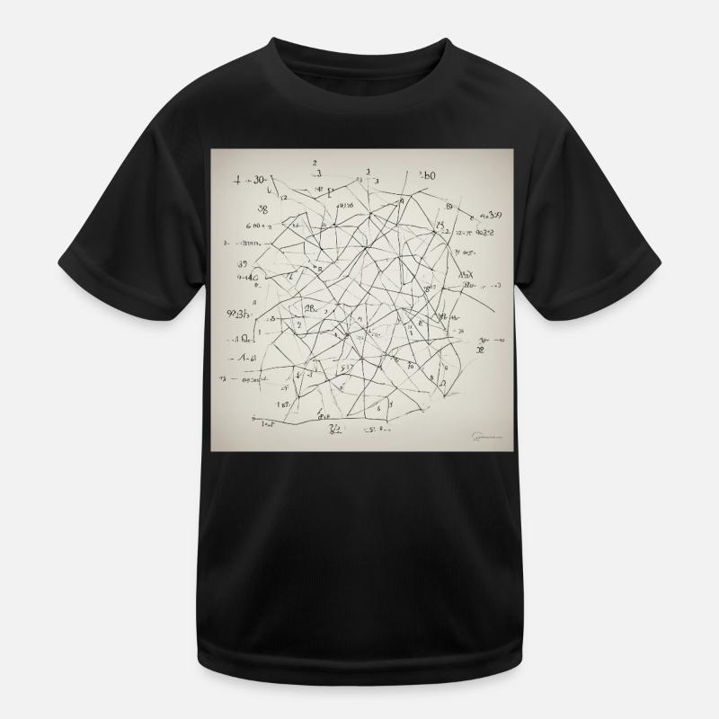 Réseau neuronal abstrait T-shirt sport Enfant