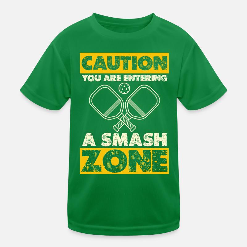 Caution: Smash Zone Kids Functional T-Shirt