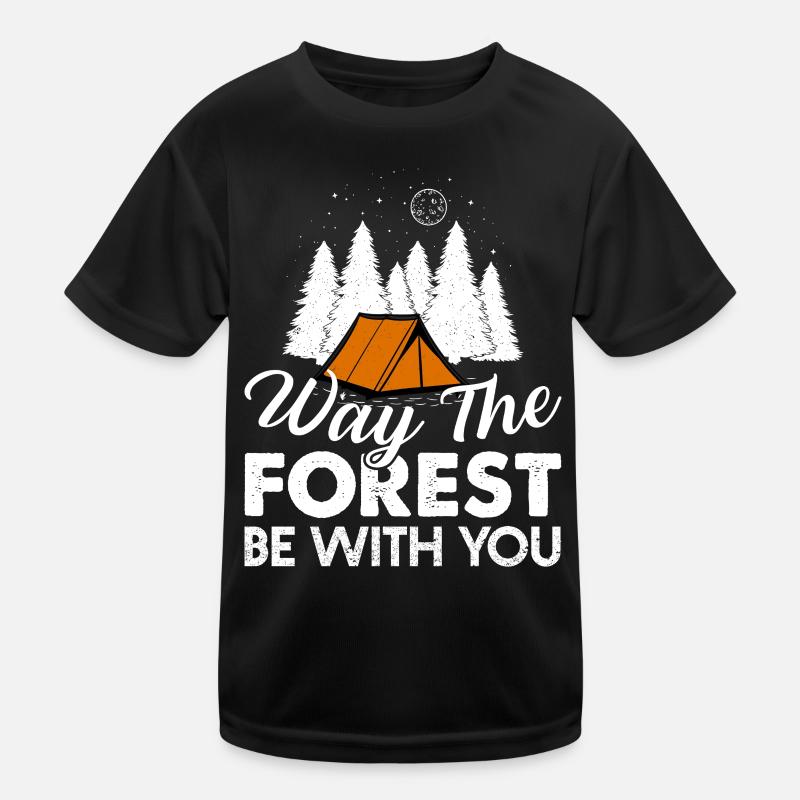 Camping Wilderness Kids Functional T-Shirt