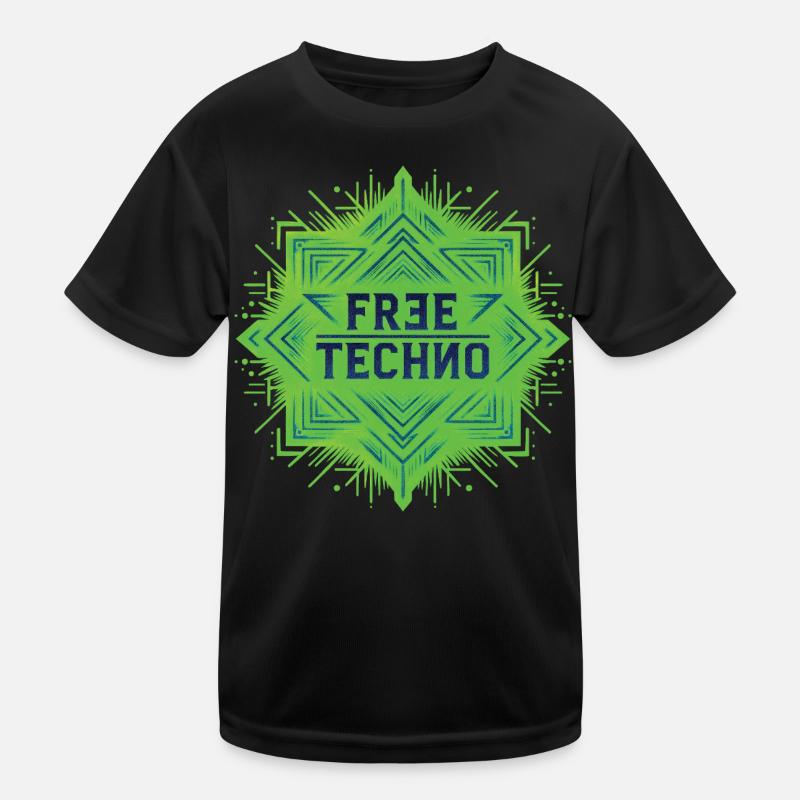 FREE TECHNO #1 - let's talk T-shirt sport Enfant