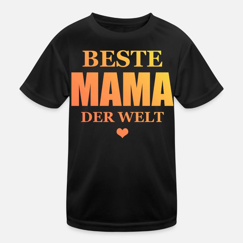Beste Mama Der Welt Kinder Funktions-T-Shirt