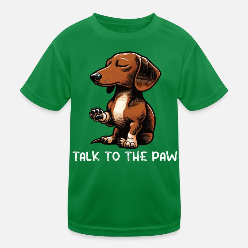 Parlez au propriétaire de teckel patte teckel propriétaire de teckel propriétaire de teckel T-shirt sport Enfant