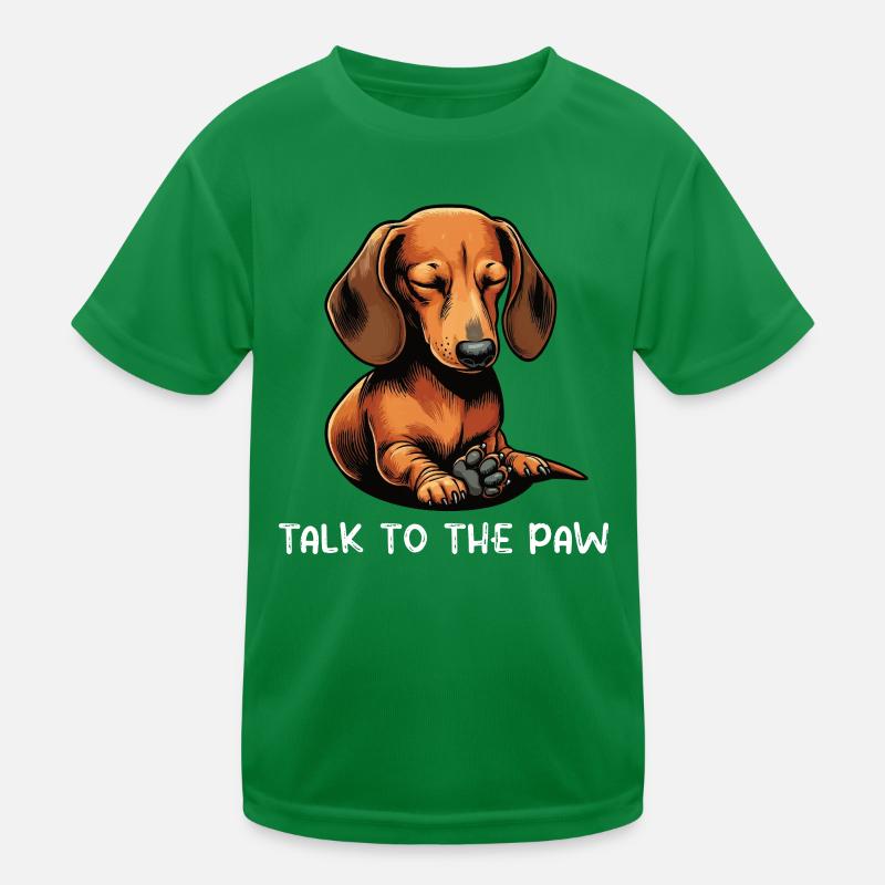 Parlez au propriétaire de teckel patte teckel propriétaire de teckel propriétaire de teckel T-shirt sport Enfant