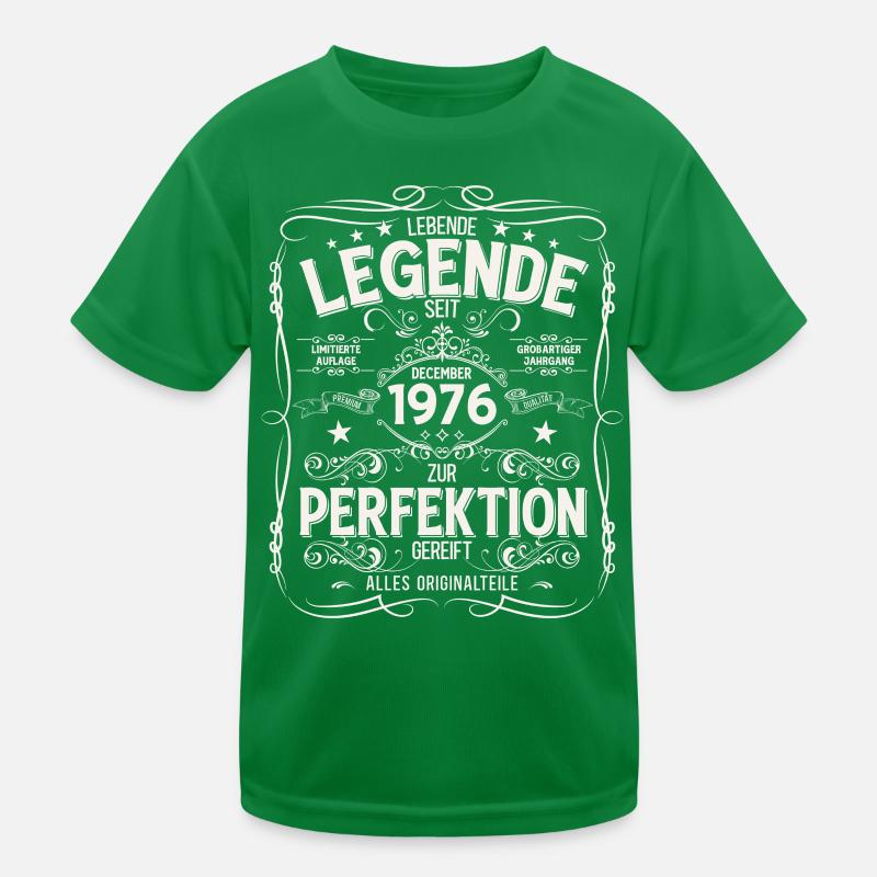 49e anniversaire Millésime décembre 1976 T-shirt sport Enfant