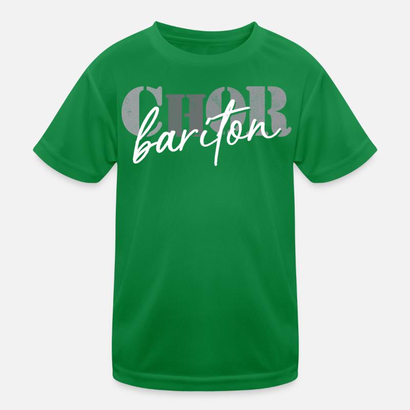 Choir Baritone Kids Functional T-Shirt