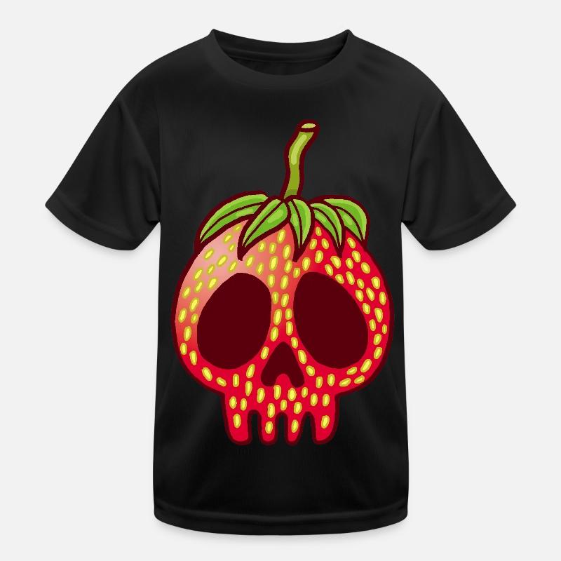 Crâne de fraise T-shirt sport Enfant