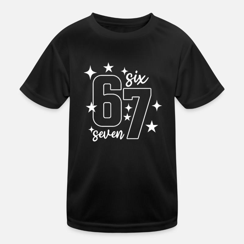 67 - Six Seven SixSeven 6-7 Kinder Funktions-T-Shirt
