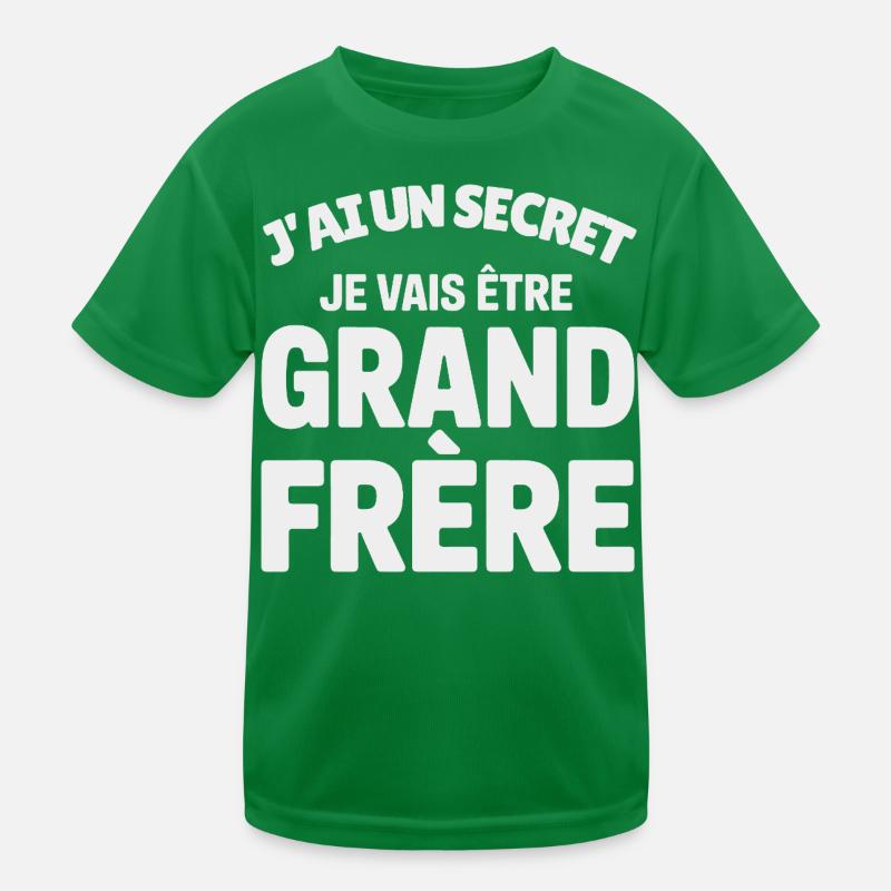 Ich habe ein Geheimnis. Ich werde ein großer Bruder werden. Ankündigung. Kinder Funktions-T-Shirt
