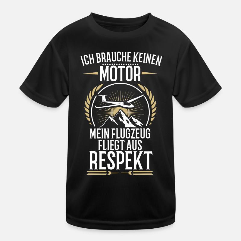 I don't need a motor glider thermals Kids Functional T-Shirt