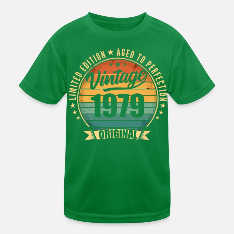 Limitierte Jubiläumsausgabe von 1979 Kinder Funktions-T-Shirt