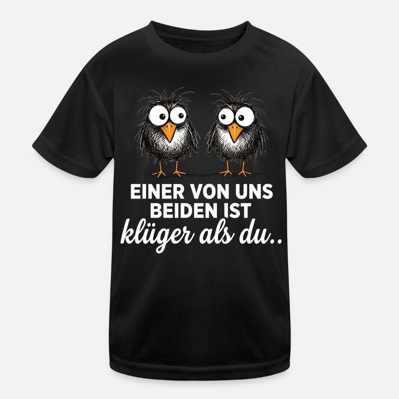 Einer von uns ist klüger als du! Kinder Funktions-T-Shirt