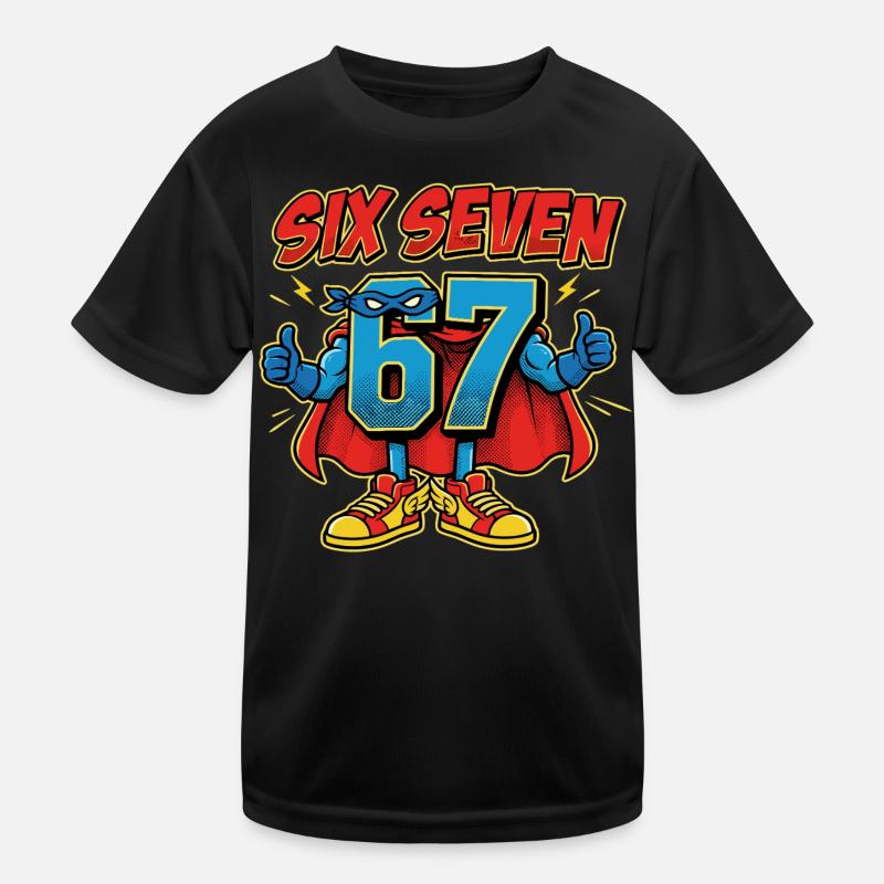 6-7 Meme 67 – Sechs Sieben Schulwitz Kinder Funktions-T-Shirt