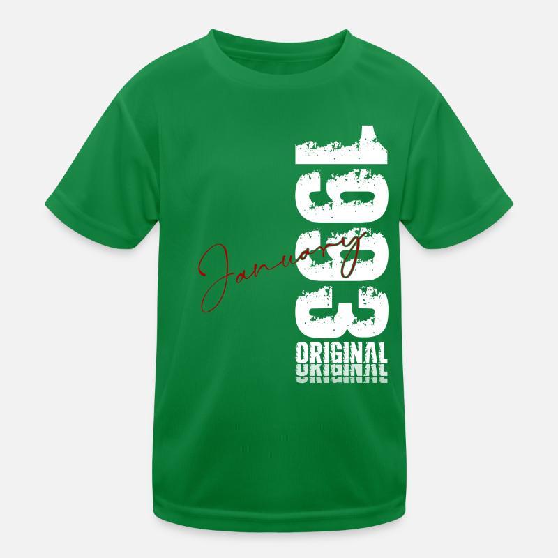 33e anniversaire Original janvier 1993 T-shirt sport Enfant