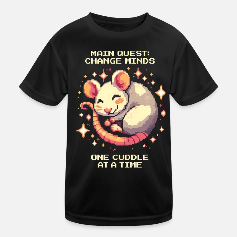 Main Quest: Breaking Down Prejudices | Pet Rat Kids Functional T-Shirt